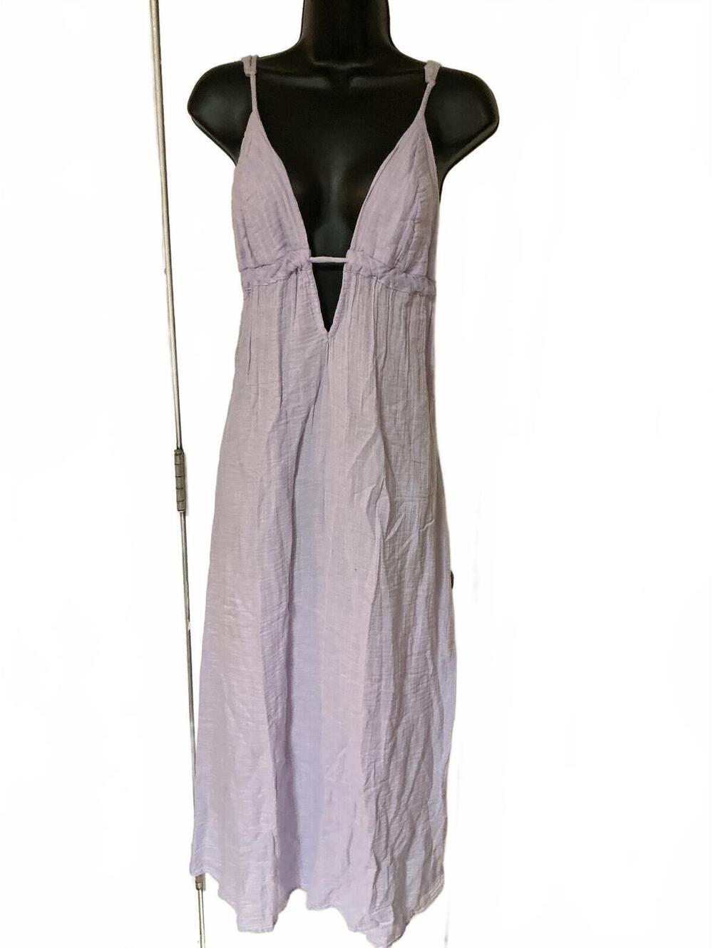 BLANCA long lavender Tissue Dress S-M